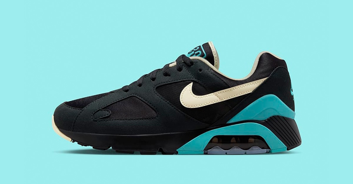 Buy the nike gum Air 180 "Black/Dusty Cactus" Now